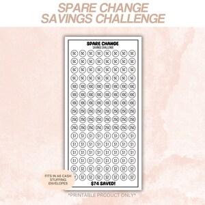 DIGITAL A6 Spare Change Savings Challenge