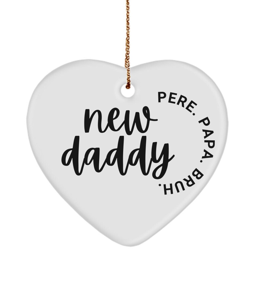 Ornament for Dad New Dad Ornament Dad Ornament First Time Etsy