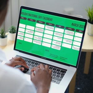 Holiday and National Day Content Calendar for March 2023 Perfect for Social Media Planning