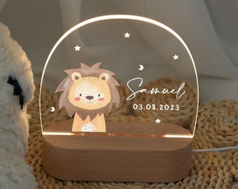 Baby night light, personalized baby night light, baby christening gift, baby birth gift, personalized gifts for baby and kids