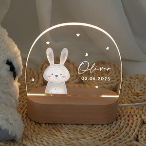 Baby night light, personalized baby night light, baby birth gift, newborn gift, christening gift, personalized gifts for baby and kids