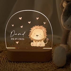 Cadeaux de Pâques pour bébé, veilleuse personnalisée, jolie veilleuse, cadeau de naissance, cadeau de naissance, cadeau de baptême, cadeau de naissance, cadeau d'anniversaire image 1