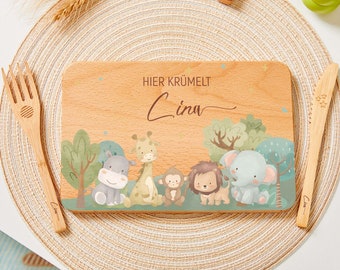 Planche de petit-déjeuner personnalisée pour enfants, planche en bois avec souhait unique, planche de petit-déjeuner, cadeau de baby shower, planche en bois, cadeau de naissance