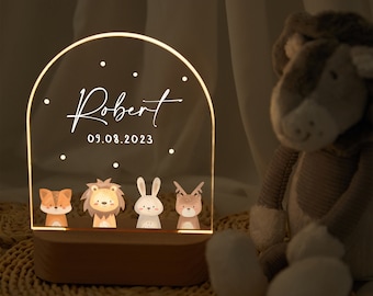 Meaningful easter gift, customized personalized night light, adorable baby night lamp, soft night light, cherished baby christening gift