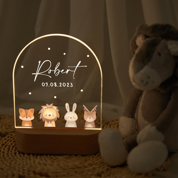 Meaningful easter gift, customized personalized night light, adorable baby night lamp, soft night light, cherished baby christening gift