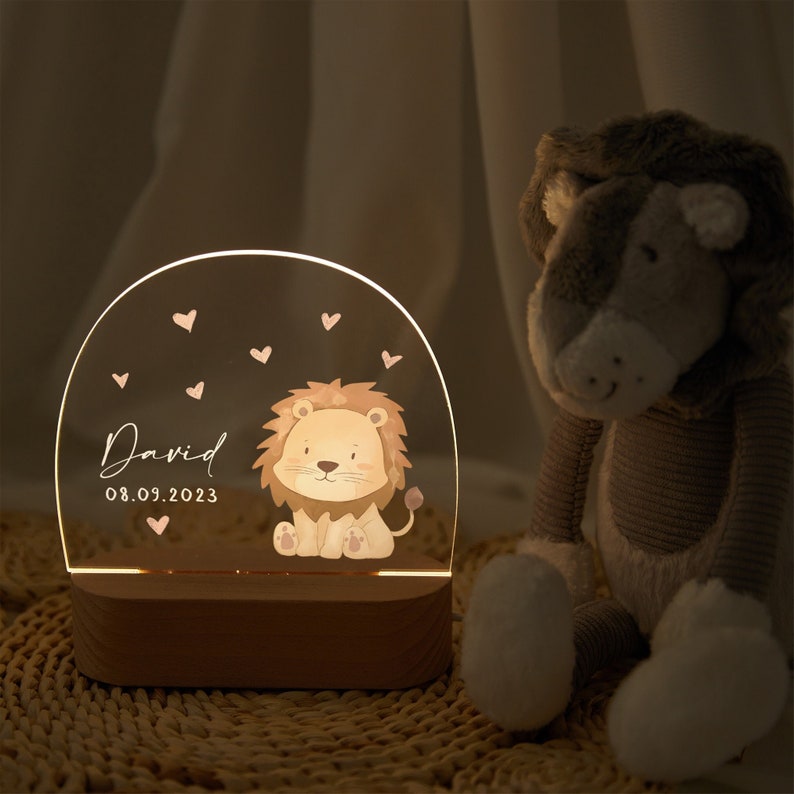 Baby easter gifts, personalized night light, cute night light, baby gift birth, gift birth, christening gift, birth gift, birthday gift Short