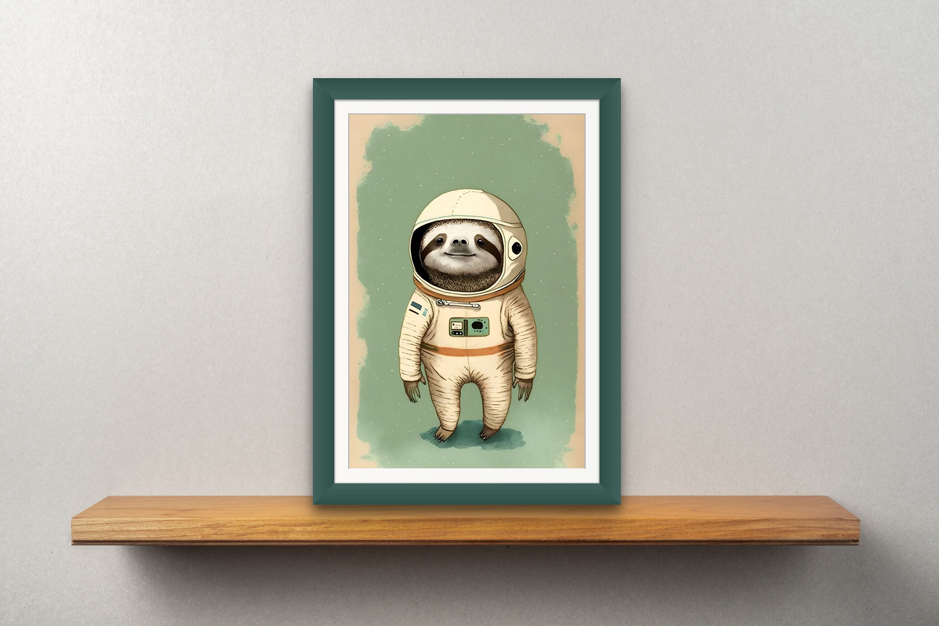 Astronaut Sloth High Resolution