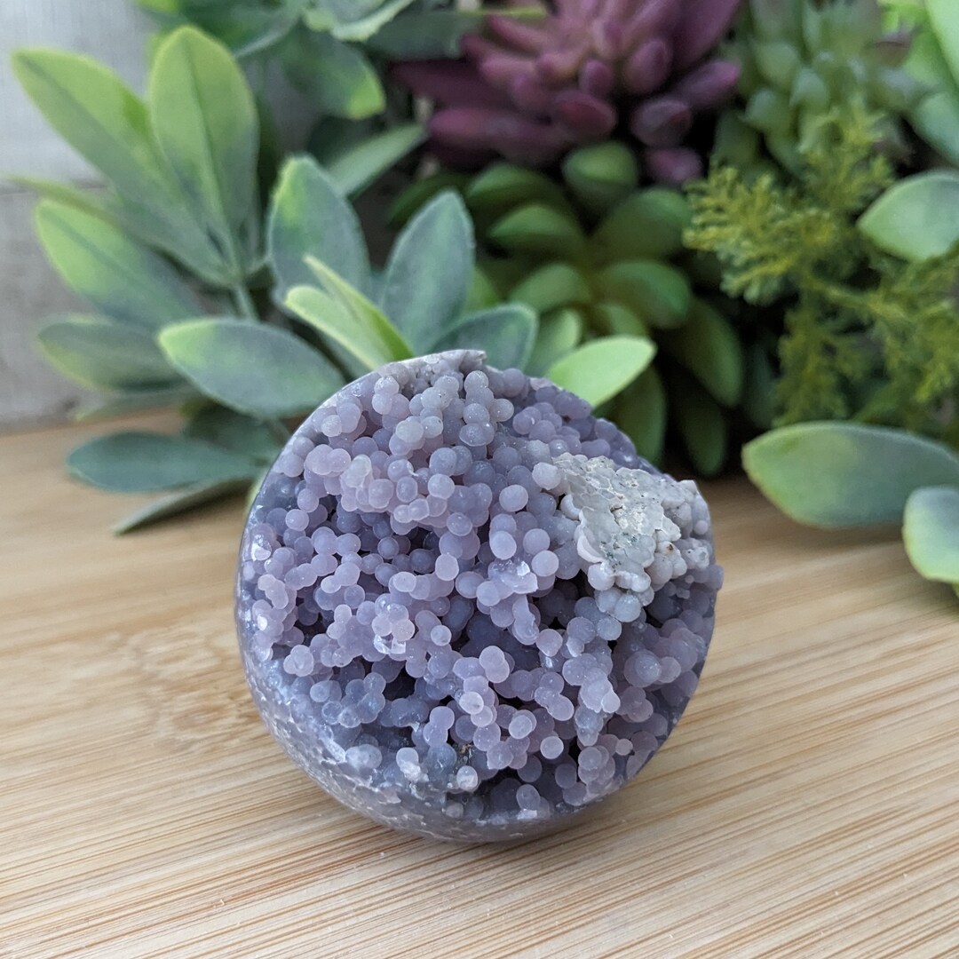 Grape Agate Sphere Crystal Indonesia Crystals Unique Crystal Lover