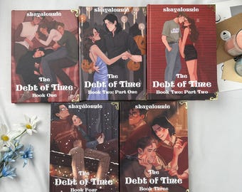 The Debt of Time Book Set by ShayaLonnie - Dark Romantic Fantasy Hardcover Collection - BookTok Viral Gift For Bookish