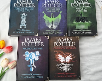 James Potter Hardcover Series – Fantasy Book Collection by G. Norman Lippert – Adventure Books Romance Collector Edition, Booktok Gift