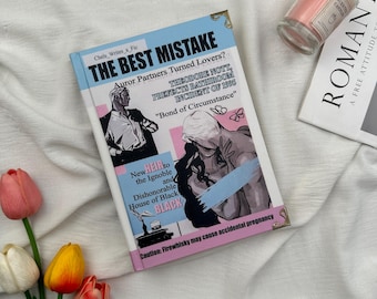 The Best Mistake Hardcover Book – Dramione Romance Fanfiction – Illustrated Edition Typography Cover Book – BookTok Fantasy Gift