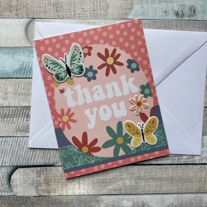 Tarjeta de felicitación de verano, hecha a mano, tarjeta de felicitación con sobre