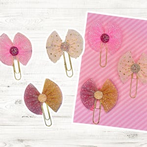 3 Stück Paperclip Schleife, Karten Schmuck Verzierung für DIY Basteln – Kreative Papier Deko & Scrapbooking Zubehör