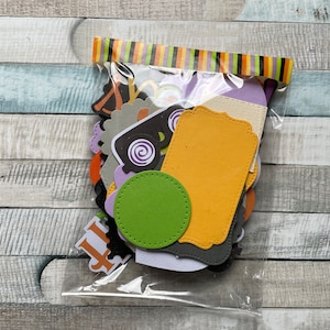 Halloween Die cut pack/Scrapbooking/Junk Journal/Fabrication de cartes/Papercraft