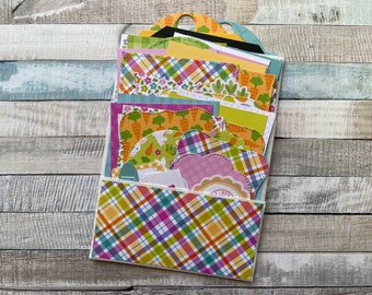 Easter Loaded Pocket/Junk Journal/Embellishments/Ephemeras/Papercraft/Tags/DIY/Scrapbook