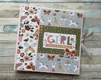 Dream Big Girl Scrapbook Album/Fotoalbum/Folio