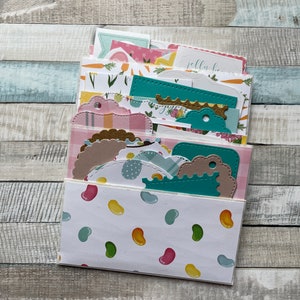 Tasca caricata di Pasqua/Diario spazzatura/Abbellimenti/Effimere/Papercraft/Tag/Fai da te/Album dei ritagli