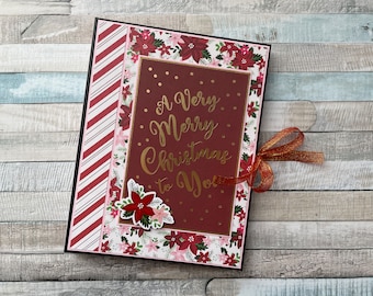 Merry & Bright Scrapbook Album/Fotoalbum/Folio