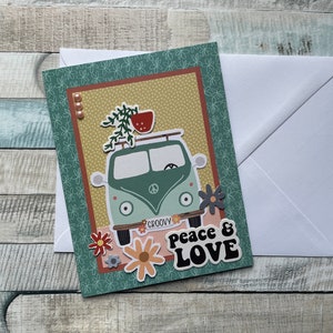 Tarjeta de felicitación de verano, hecha a mano, tarjeta de felicitación con sobre