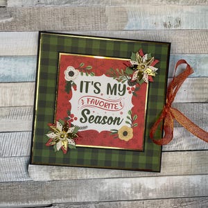 Kerst Folio Album/Journaal/Ephemera/Tags/Folio Album/Scrapbook