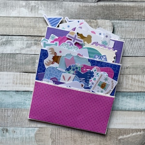 Winter Loaded Pocket/Junk Journal/Embellishments/Ephemeras/Papercraft/Tags/DIY/Scrapbook