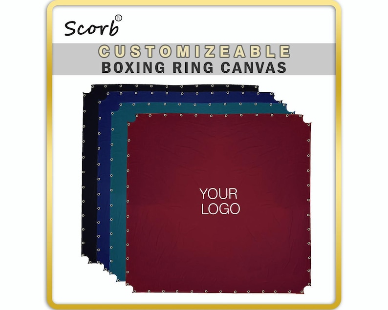 Scorb Customizable Boxing/mma/wrestling Ring Canvas Made to Order - Etsy