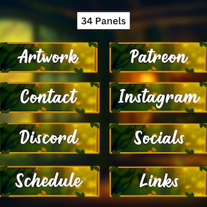 Animated Stream Package for Twitch, Stream Overlay, Animated Background, Twitch Panels, Animated Alerts, Cozy Forest Theme, Vtuber, Lofi image 6