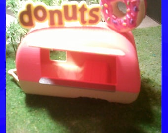 Roulotte DONUTS 1/32 - Décor de Circuit Artisanal - Slot Car Scenery (Handmade)