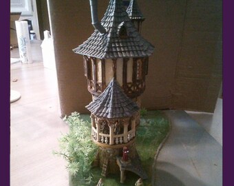 Hand Painted Modular Wizard Tower - 28mm Tabletop Terrain - D&D, Pathfinder, Warhammer - Interior Playable Floors