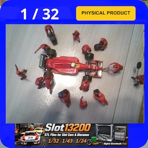 Carrera Set de Figurines Mécaniciens Bleu - 20021133 - Circuit électrique