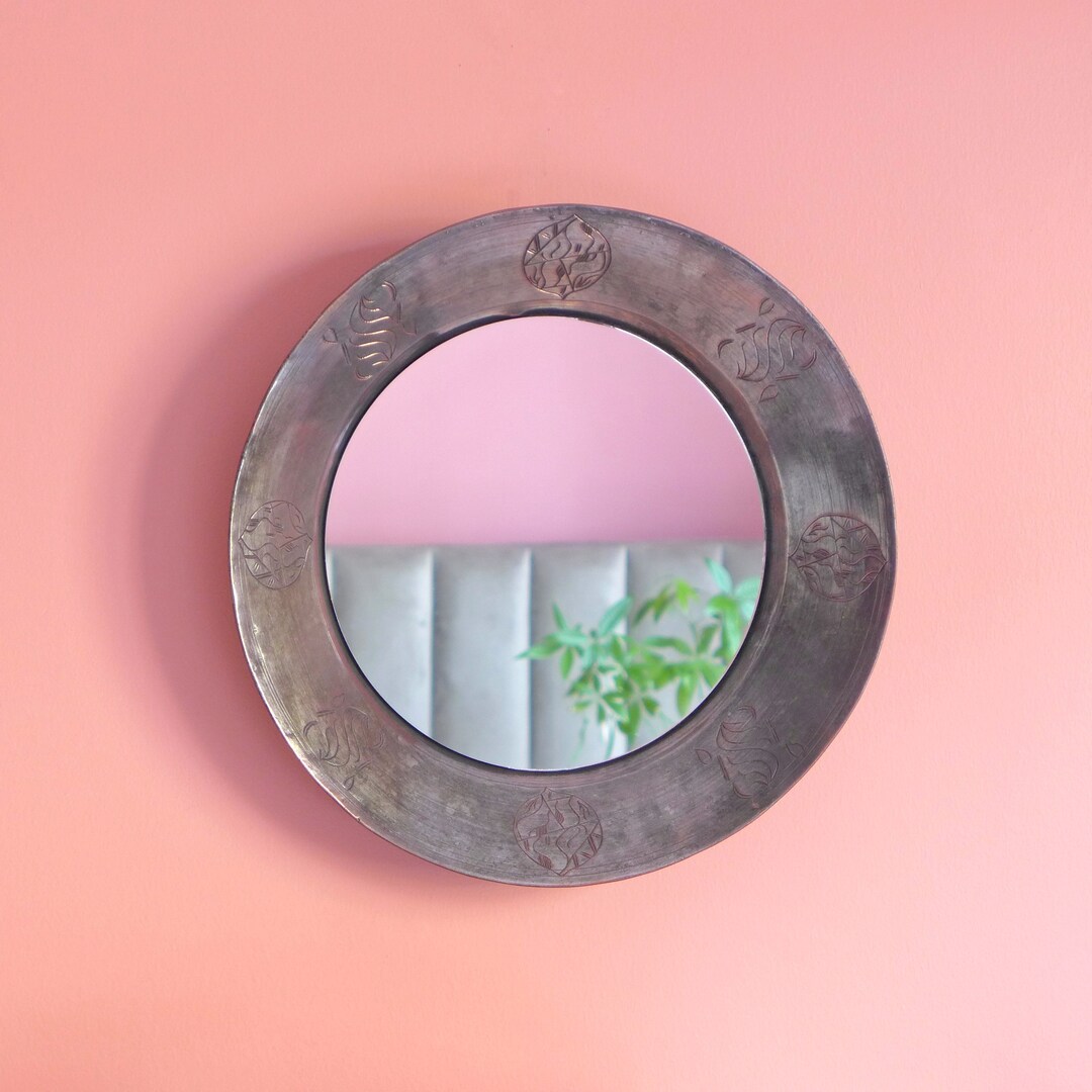 Antique Mirror Wall Decor Round Wall Mirror Round Copper Mirror Vintage