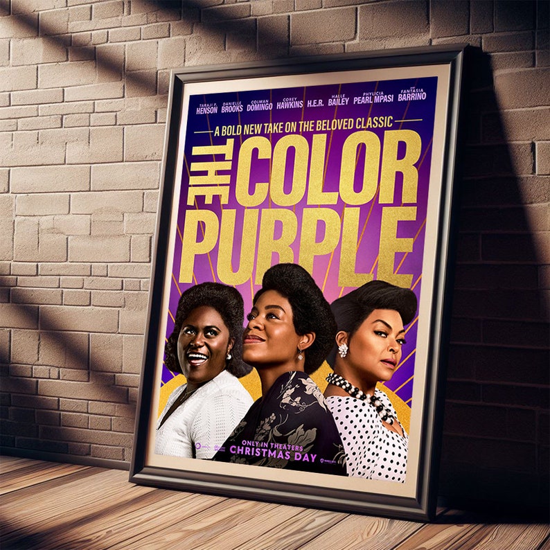 The Color Purple Movie Poster, High Quality Canvas Poster, the Color