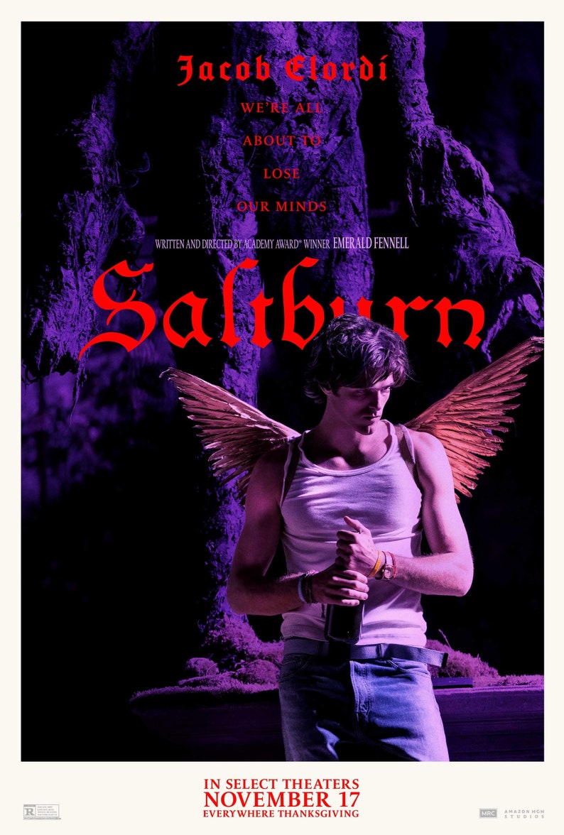 Saltburn 2023 Movie Poster High Quality Silk Cloth Poster Etsy