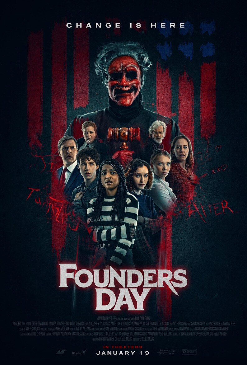 Founders Day Movie Poster, High Quality Canvas Poster, Founders Day