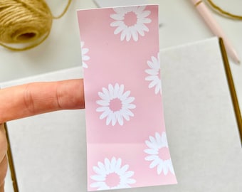 Cinta adhesiva Daisy Pink Box / Embalaje para pequeñas empresas