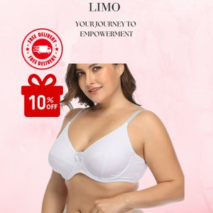 Lustrous Ethereal Elegance | 36 | Plus Size Lingerie Set | Flattering plus size bra and briefs set | Black, Pink, White, Dark Blue