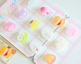 Phone grip mignon Lapin | accessoires de téléphone lapin mignon | support de téléphone mignon