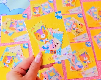 Pack d’autocollants timbre-poste ACNH | Waterproof | Dodo Airlines Mail | Stamp sticker