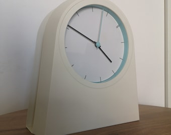 オールド IKEA 掛時計 SIPPRA Mikael Axelsson Vintage Ikea Mikael Axelsson SIPPRA Metalwork Wall Clock , Grey
