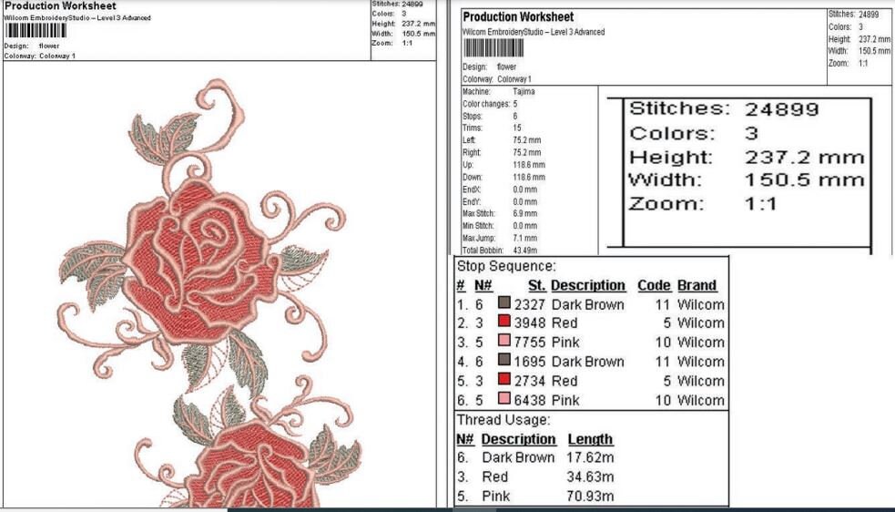 Flowers Embroidery Design Flowers Embroidery Files Flowers Etsy