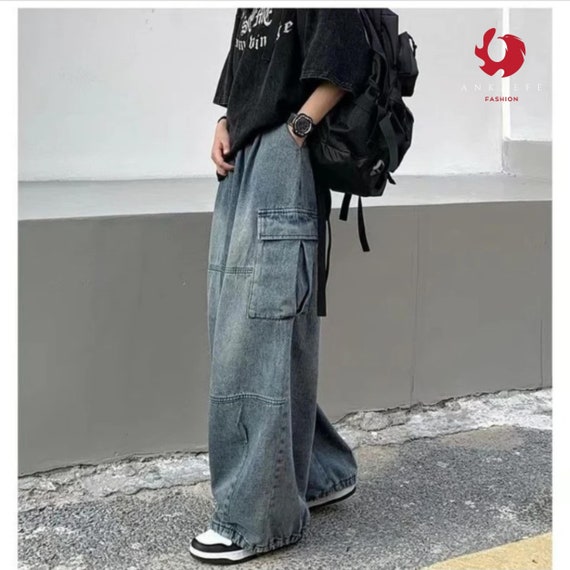 Wholesale Hot Streetwear Y2K Sweatpants Solid Pocket Casual Stretchy High  Waist Wide Leg Pants 2022New Fall Clothes For Women From m.
