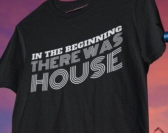 Chicago House Music T-Shirt: Retro DJ, Old Skool Vinyl EDM