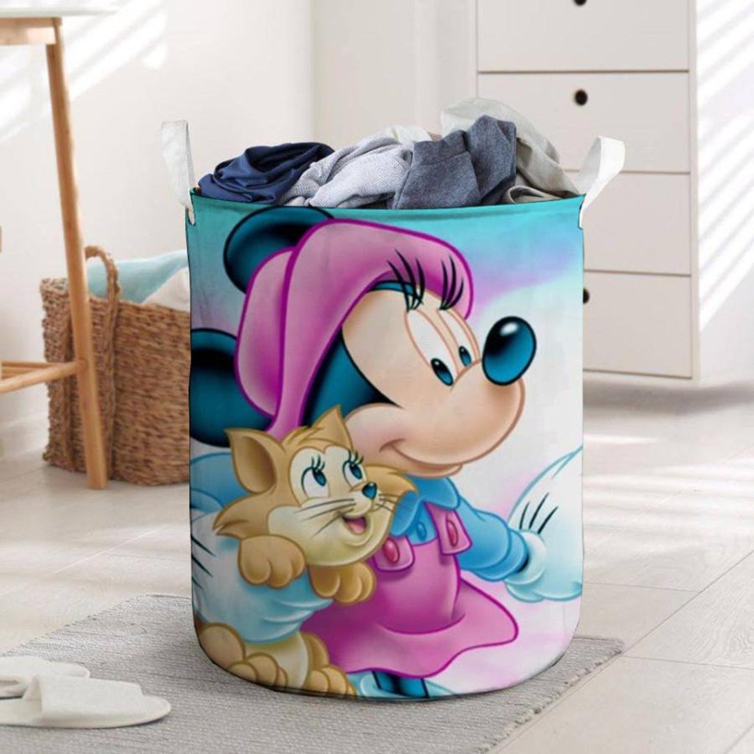 Disney Minnie Laundry Basket Mouse Mickey Laundry Basket Etsy
