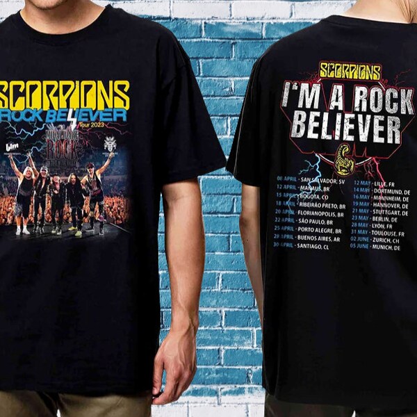 Scorpions World Tour Shirt - Etsy