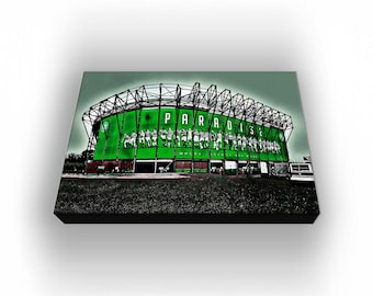 CELTIC FC, Parkhead, Celtic Park, Wall Canvas, Picture, Print, Art 38cm x 26cm