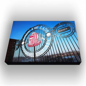 Sunderland Football Club Stadium of Light Gates Canvas Wall Art (65cm x 42cm)