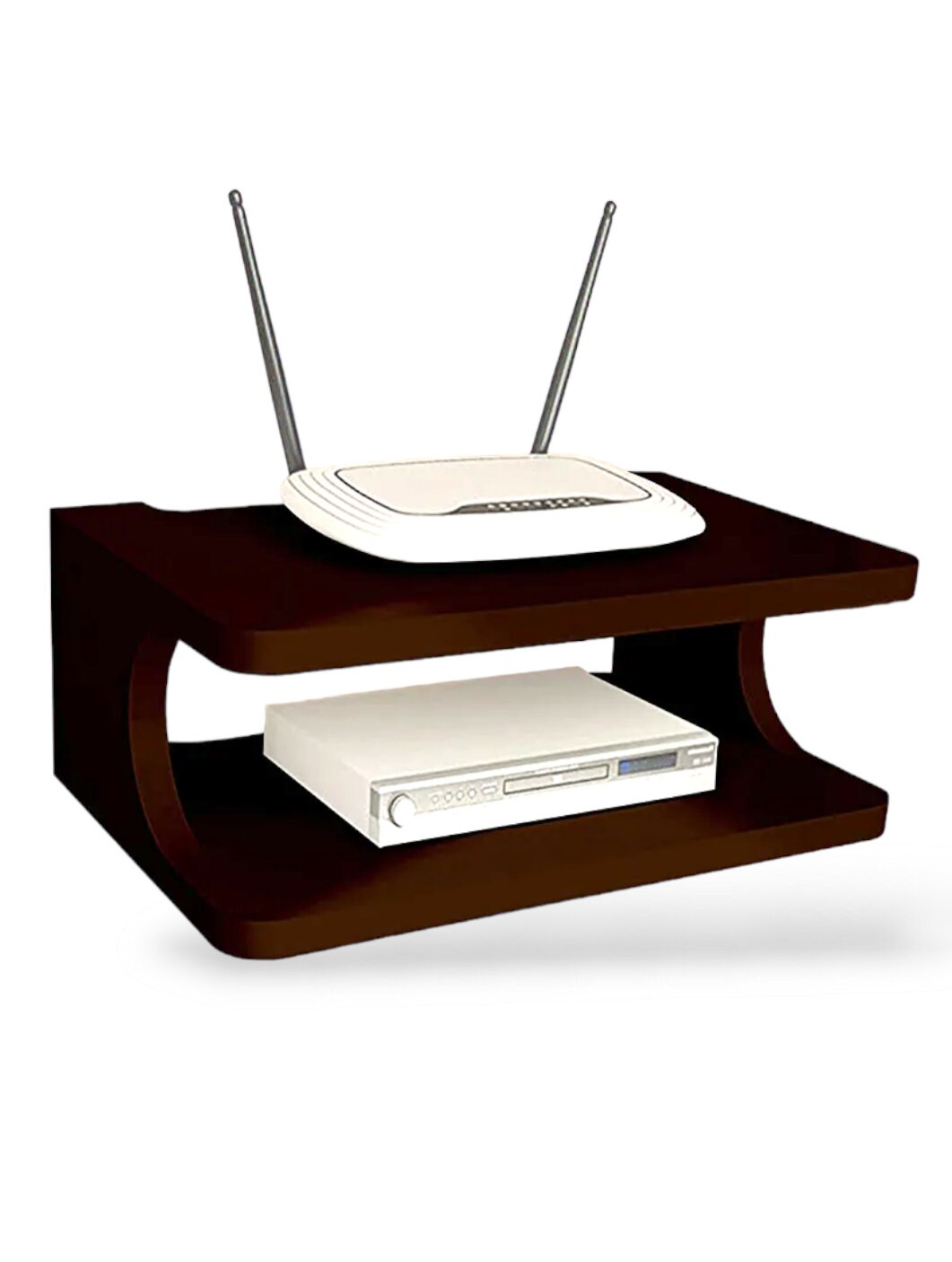 Setup Box Stand / Wifi Holder Wall Mount Shelf for Home and Etsy