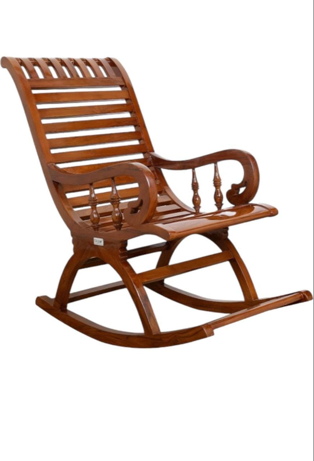 Wooden Rocking Chair Etsy