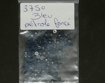 DMC Diamonds 3750 Dunkelpetrolblau, Beutel mit 200 runden oder quadratischen Strassperlen für Diamantmalerei
