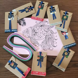 special surprise advent calendar quilling carterie